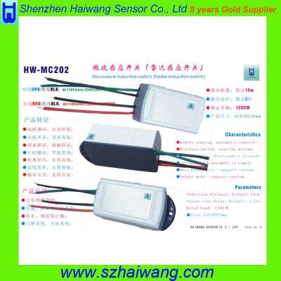 AC 220V/50Hz Product Size62*38*30mm Microwave Radar Sensor Switch for LED